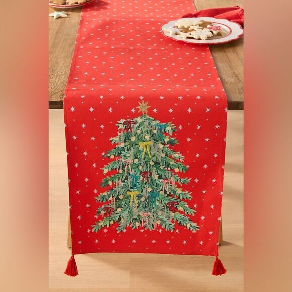 ❤️Gorgeous Cotton Festive Table Runner - Picture 1 of 6